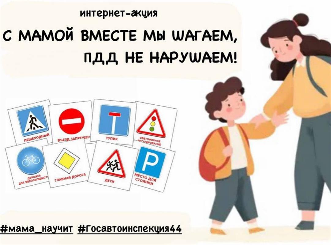 Костромички и их дети на дорогах региона станут главными героями акции ГИБДД