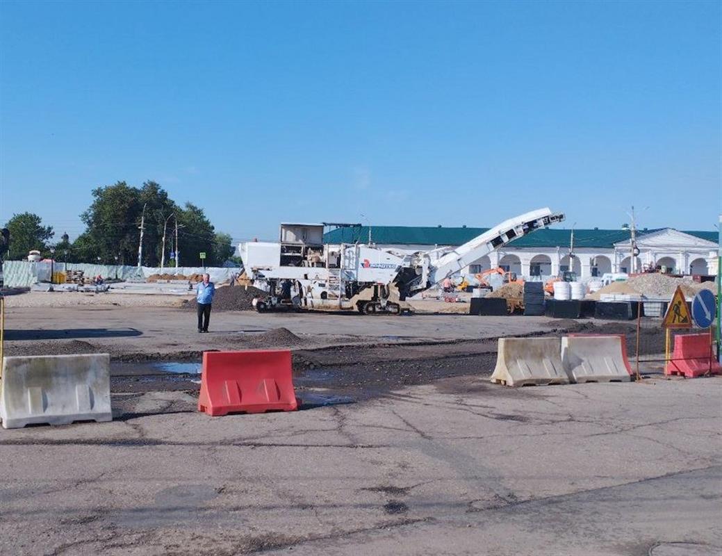 На Сусанинской площади в Костроме расширят пешеходную зону