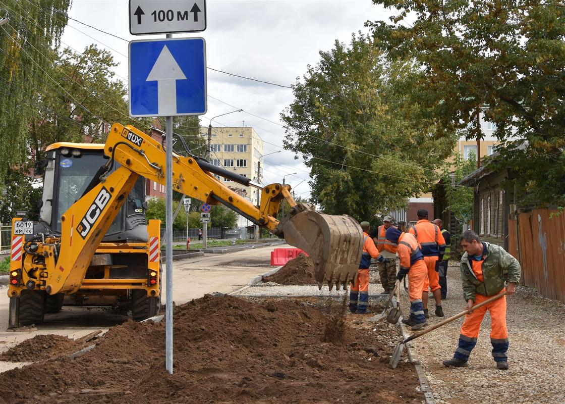 На одиннадцати костромских улицах завершен ремонт дорог