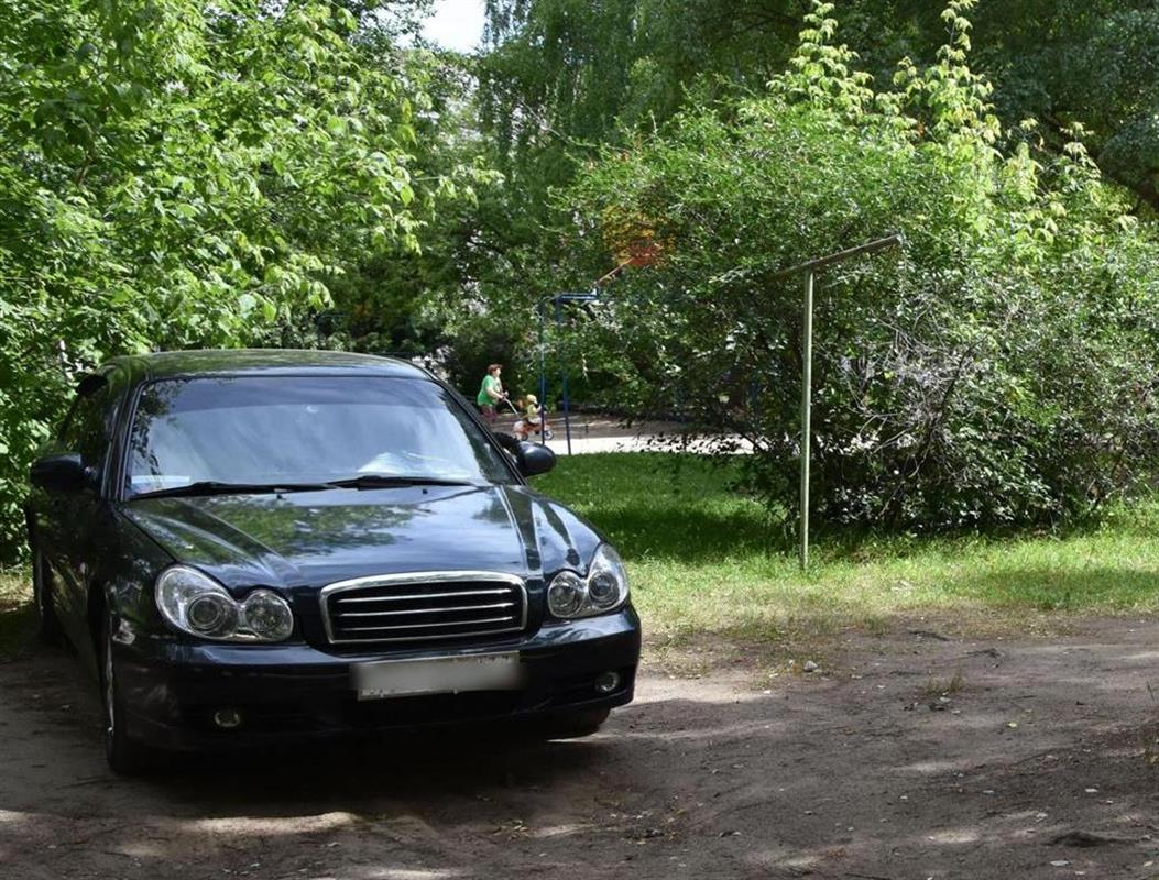 В Костроме наказывают автовладельцев, паркующихся на газонах и детских площадках