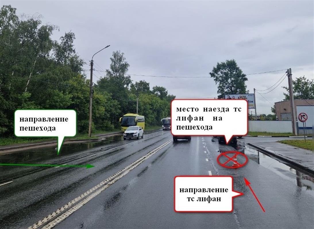 Нарушившая дорожные правила костромичка оказалась под колёсами иномарки
