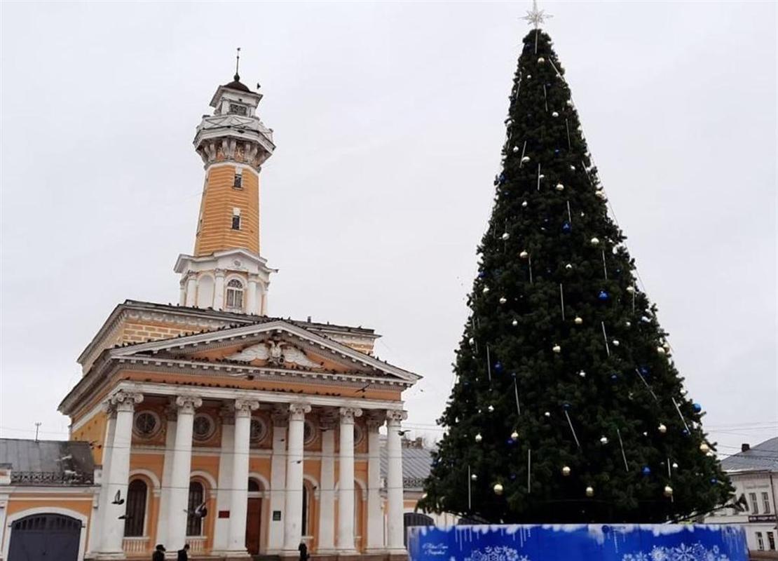 Культурно-массовых мероприятий у новогодних елок в Костроме не будет