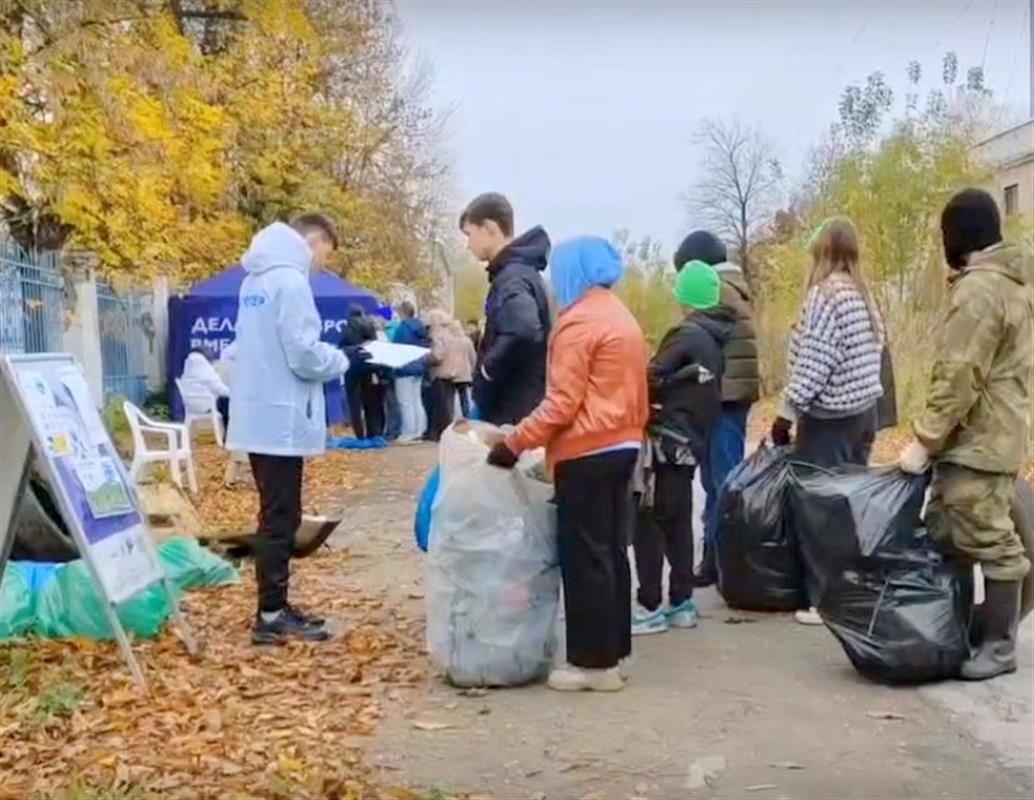 Во время «Чистых игр» костромские волонтёры собрали больше сорока мешков мусора