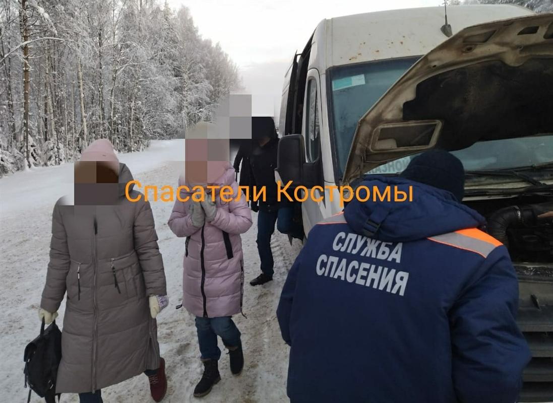 Костромские спасатели помогли замерзающим туристам