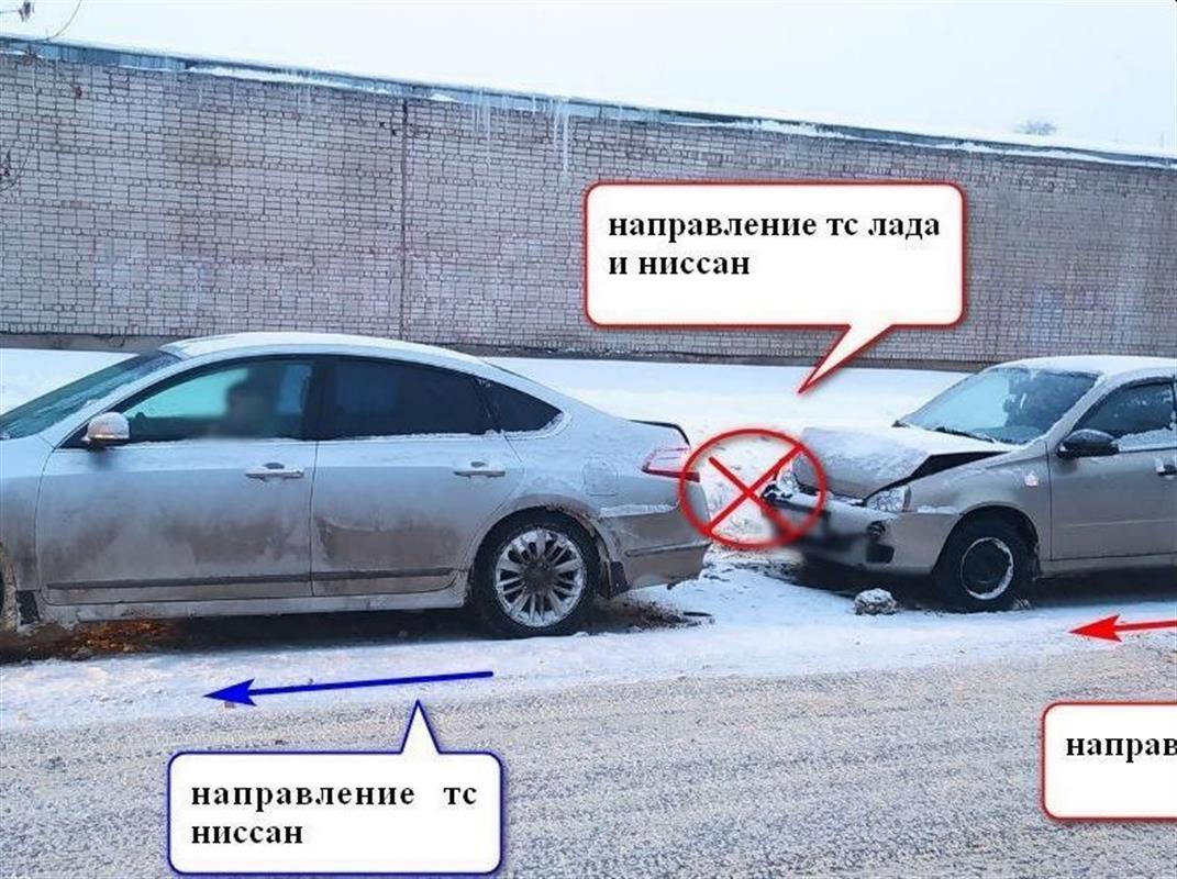 При столкновении двух автомобилей в Костроме пострадала 25-летняя женщина
