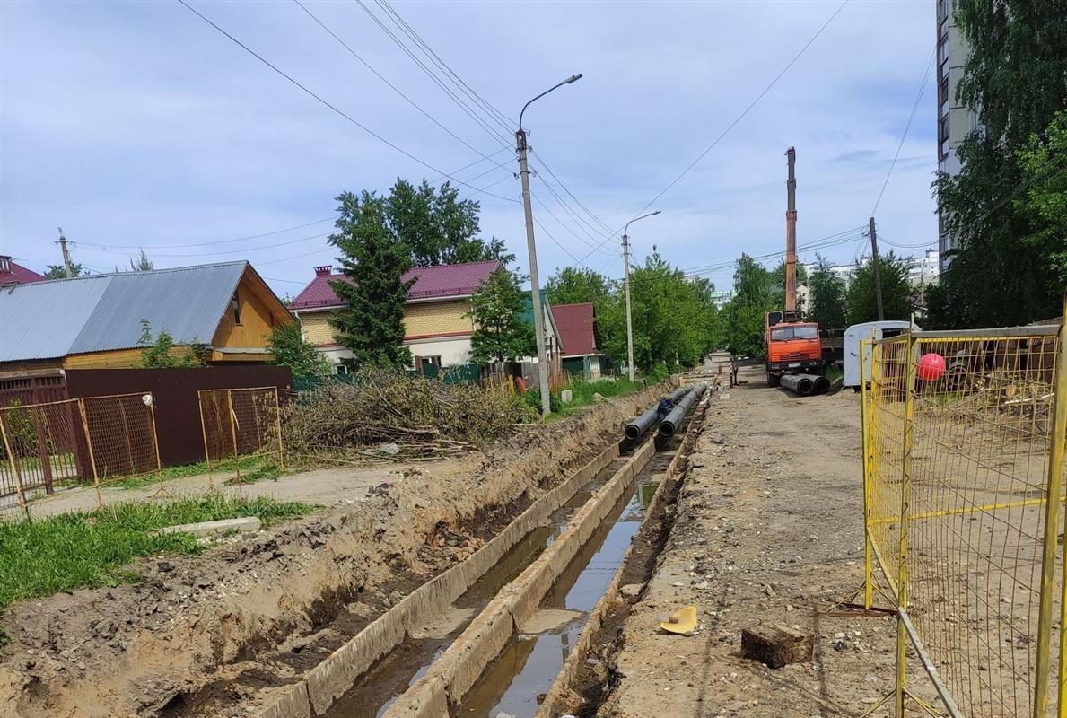 В Костроме устраняют повреждения на теплосетях после опрессовки
