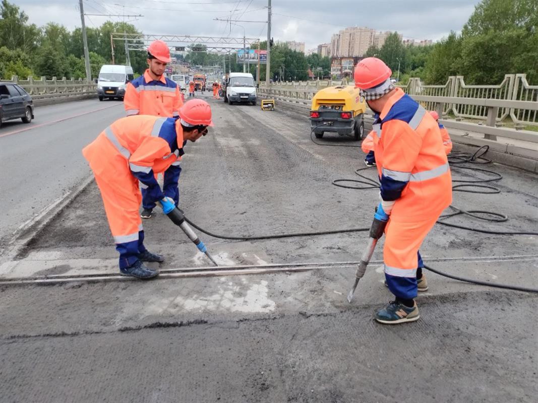 На мосту через Волгу в Костроме начались восстановительные работы
