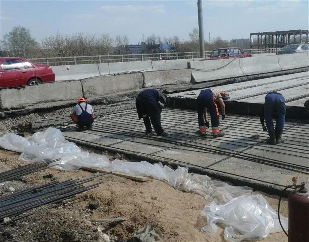 На путепроводе в Костроме подрядчик приступает к бетонированию пролётов