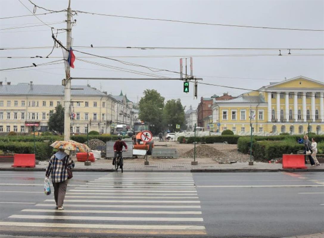 С понедельника в центре Костромы временно закроют один из пешеходных переходов
