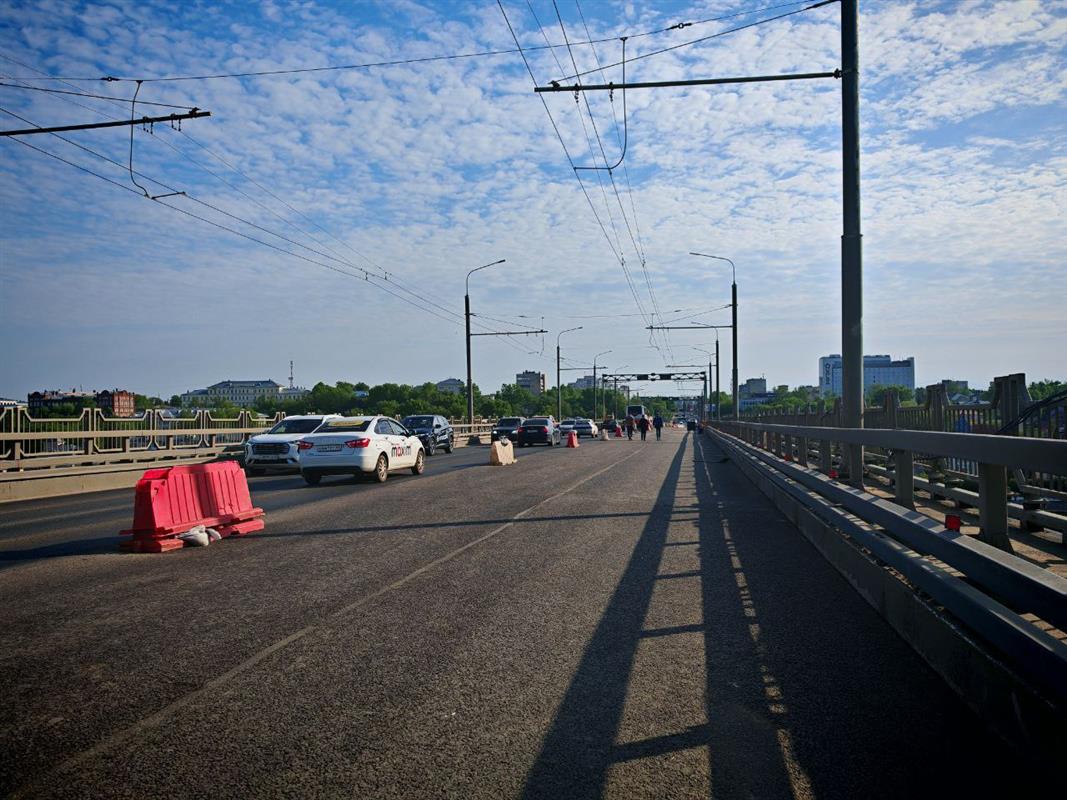 На костромском мосту через Волгу временно изменится организация движения транспорта