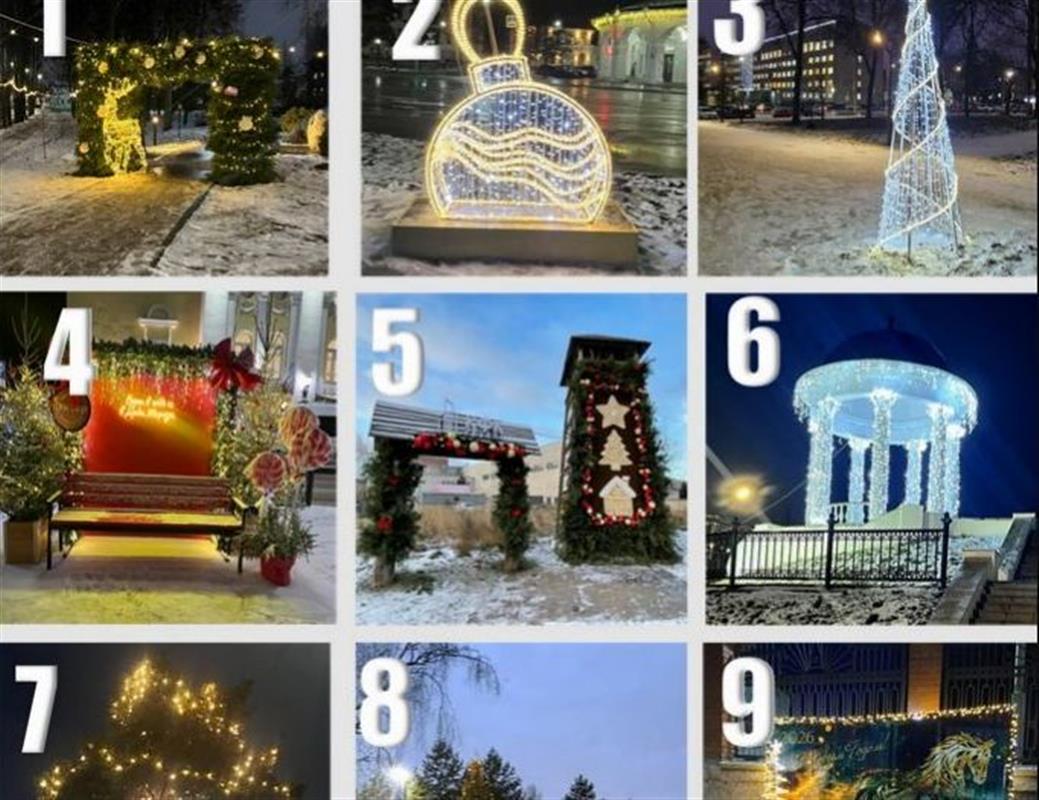 Костромичи голосуют за лучшее новогоднее оформление городских территорий