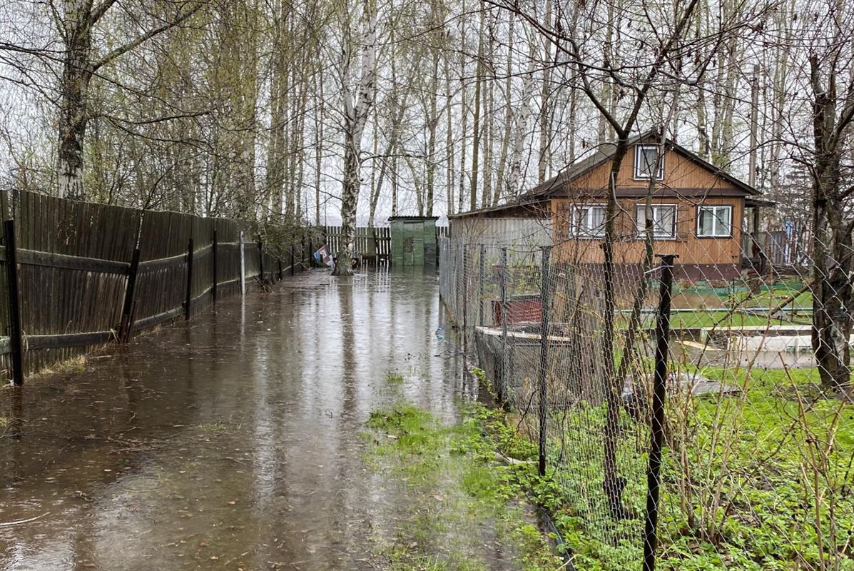 Количество подтопленных участков в Костромском районе увеличилось 