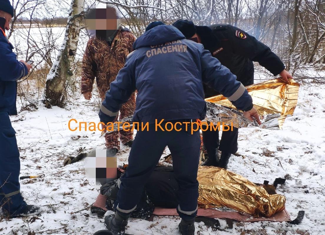 Еще один рыбак в Костромской области провалился под лед