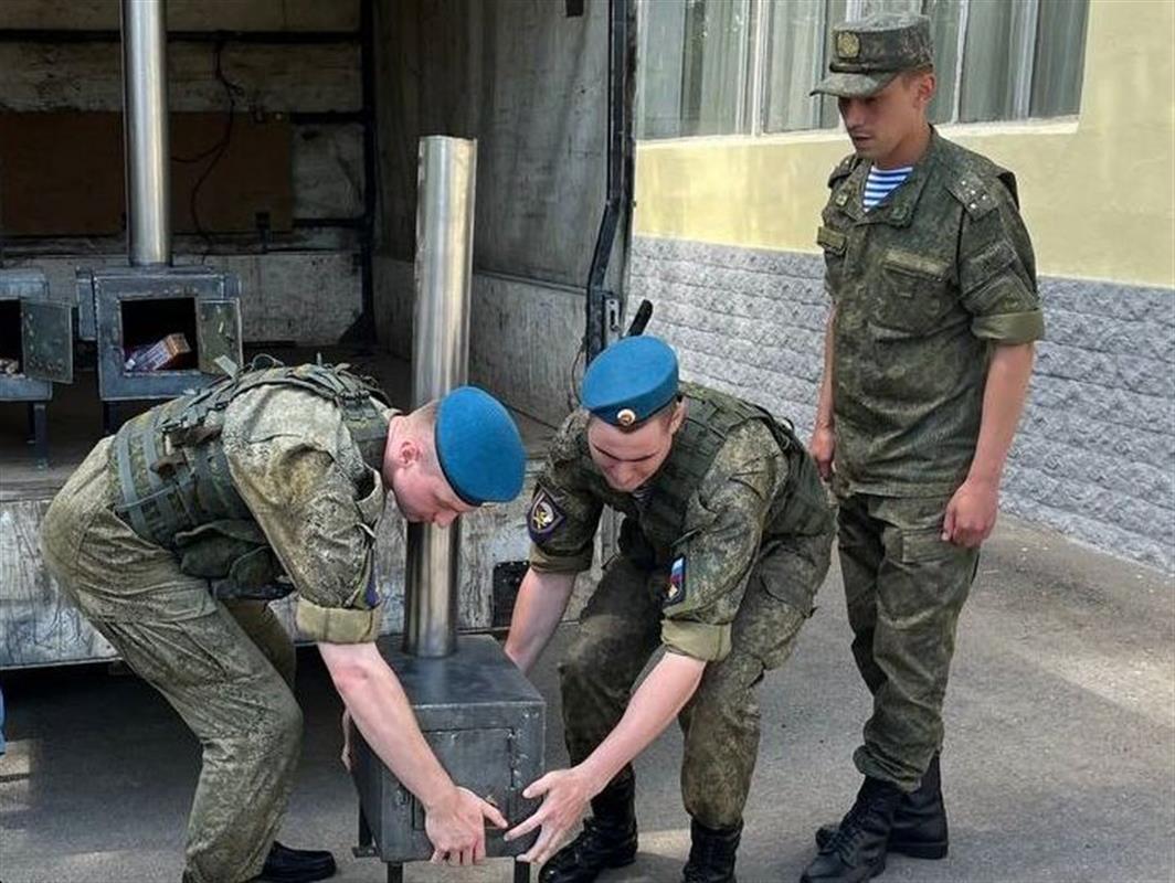 Костромским бойцам на СВО передана партия блиндажных печей
