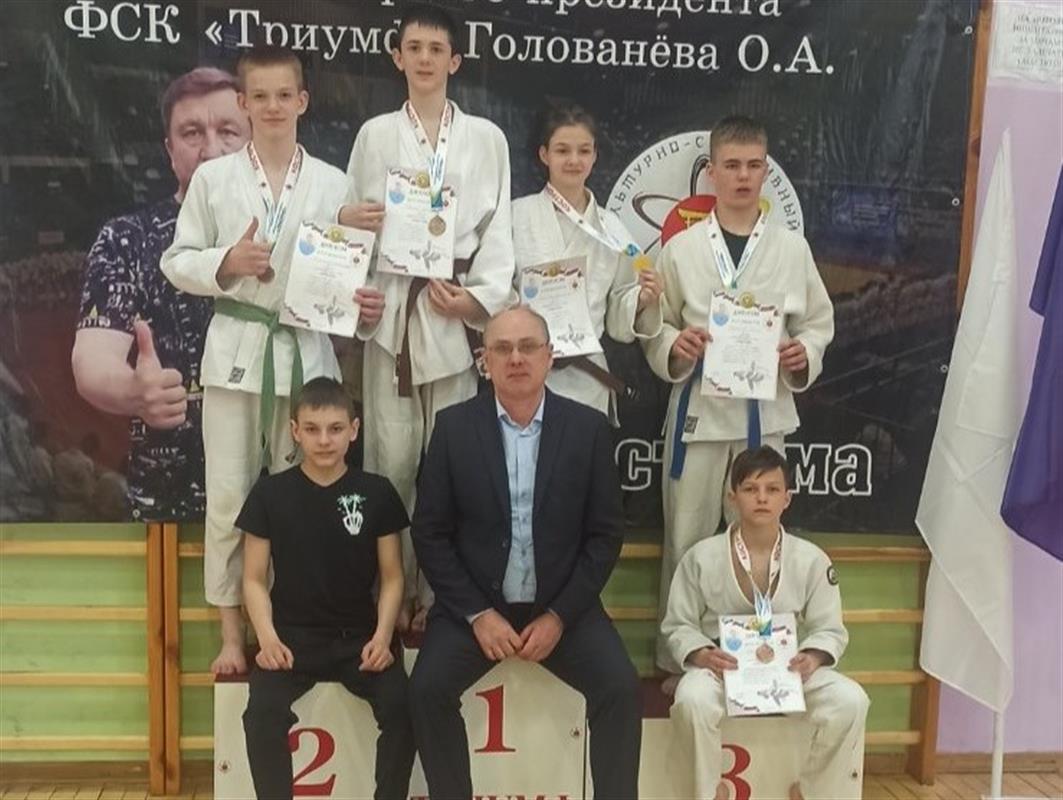 Костромичи завоевали пять золотых медалей на турнире по дзюдо