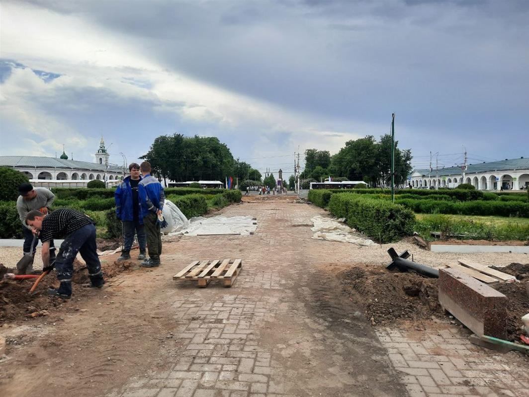 В центре Костромы временно перенесут автобусную остановку
