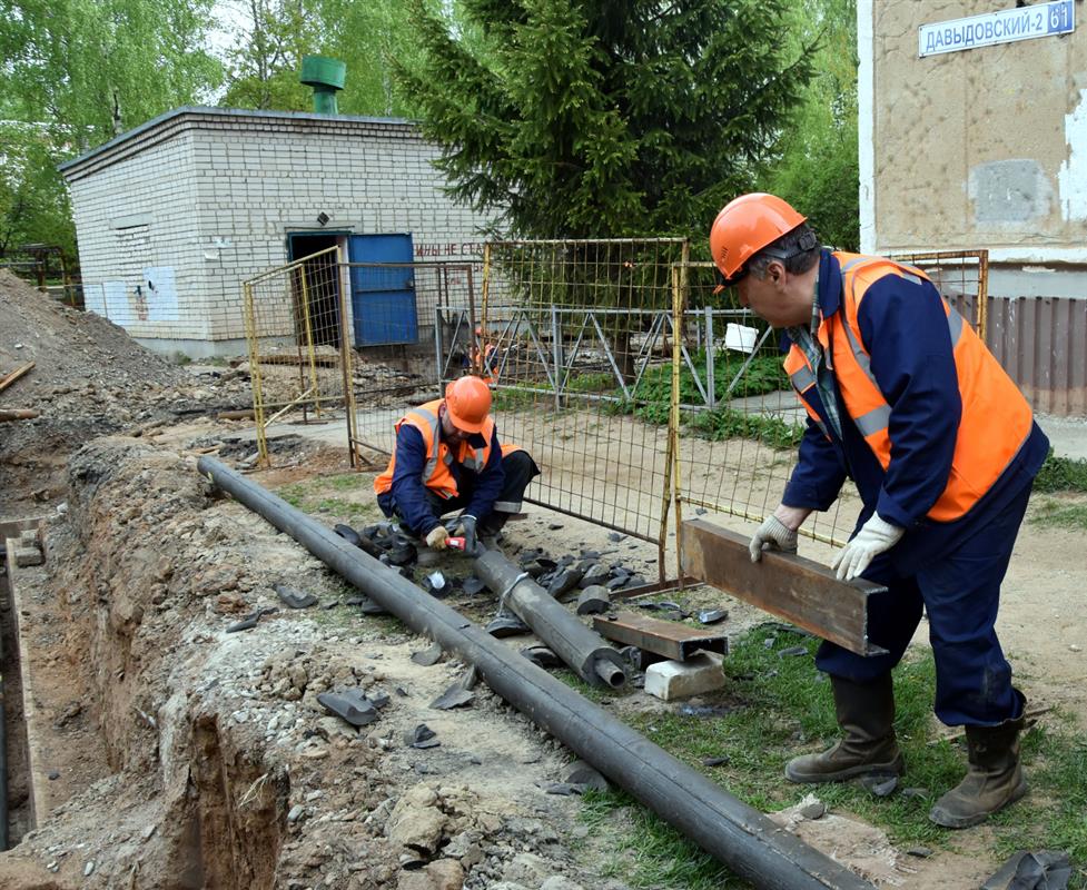 К ремонтам тепловых сетей в Костроме приступают подрядчики