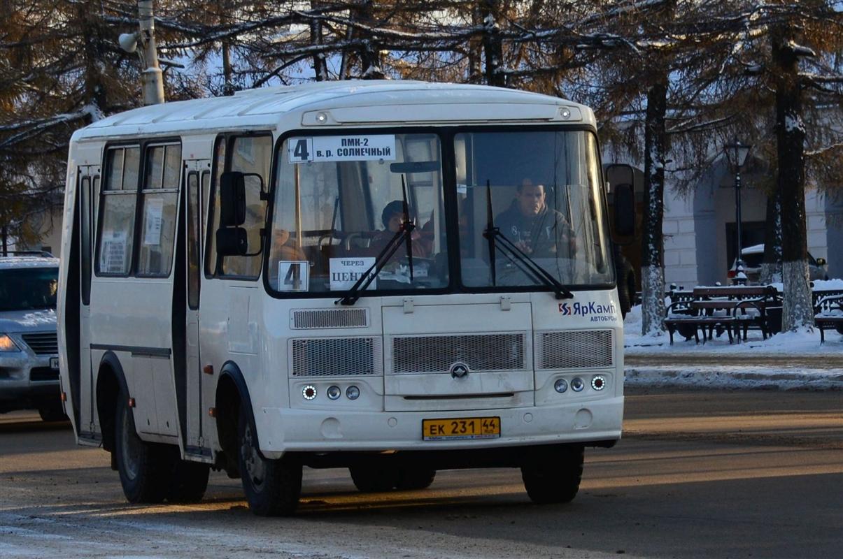 Зимой в Костроме общественный транспорт будет ходить чаще