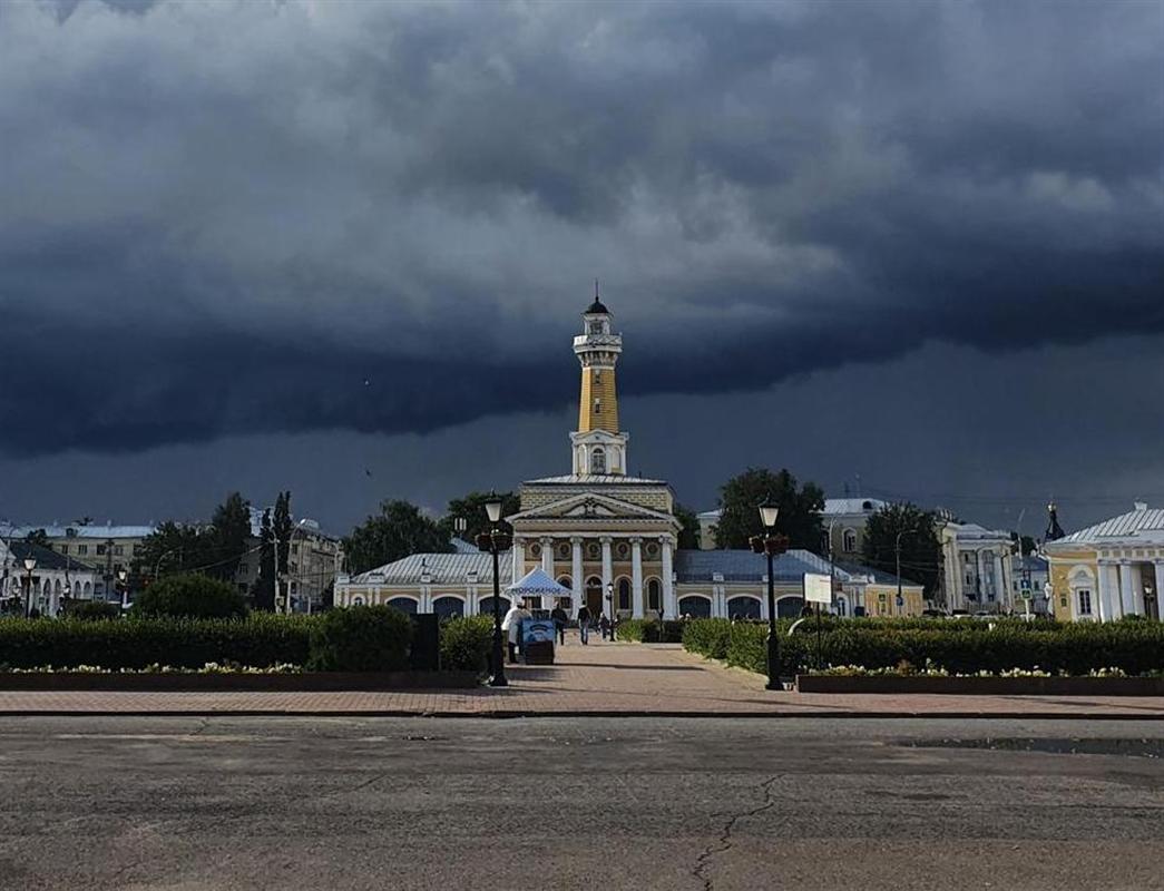 Пятница в Костроме может закончиться грозой с дождем и сильным ветром