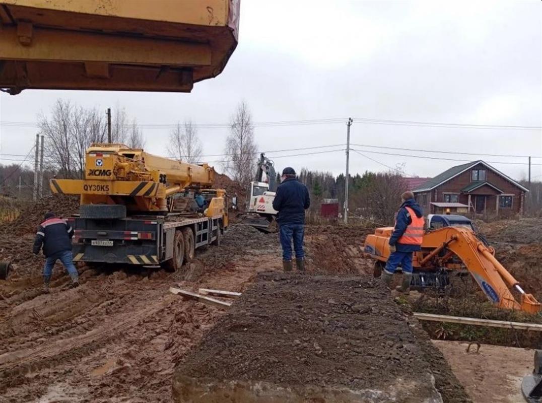 В костромском посёлке Волжском проложат более 5 километров сетей канализации