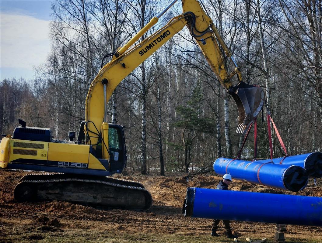 Новый канализационный дюкер через Волгу начали строить в Костроме