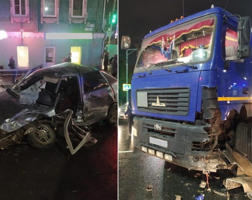 В Костроме грузовик не пропустил «легковушку»: есть пострадавшие