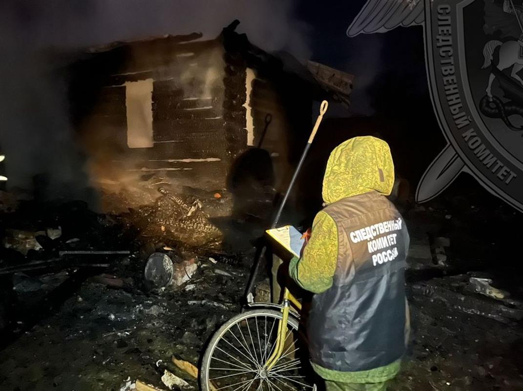 В костромской деревне в сгоревшем частном доме обнаружили тело мужчины
