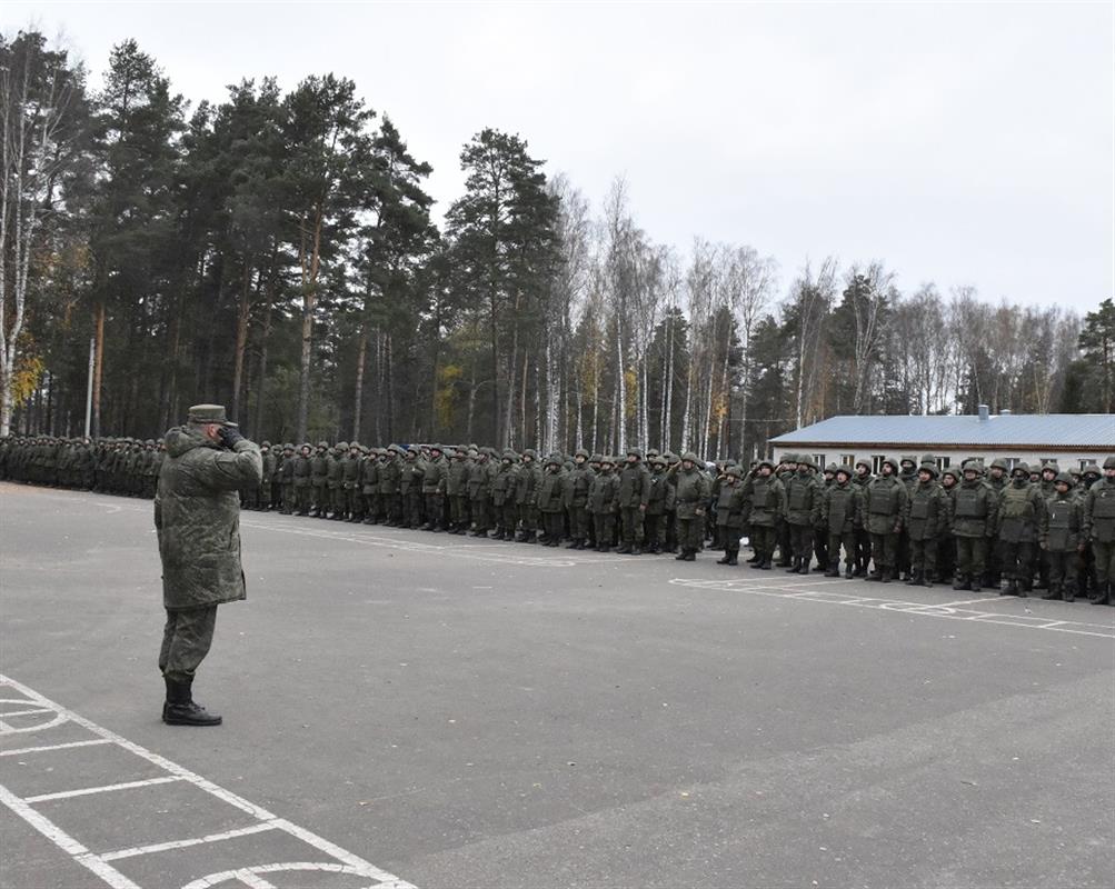 Еще одну группу мобилизованных из Костромской области проводили на боевое слаживание