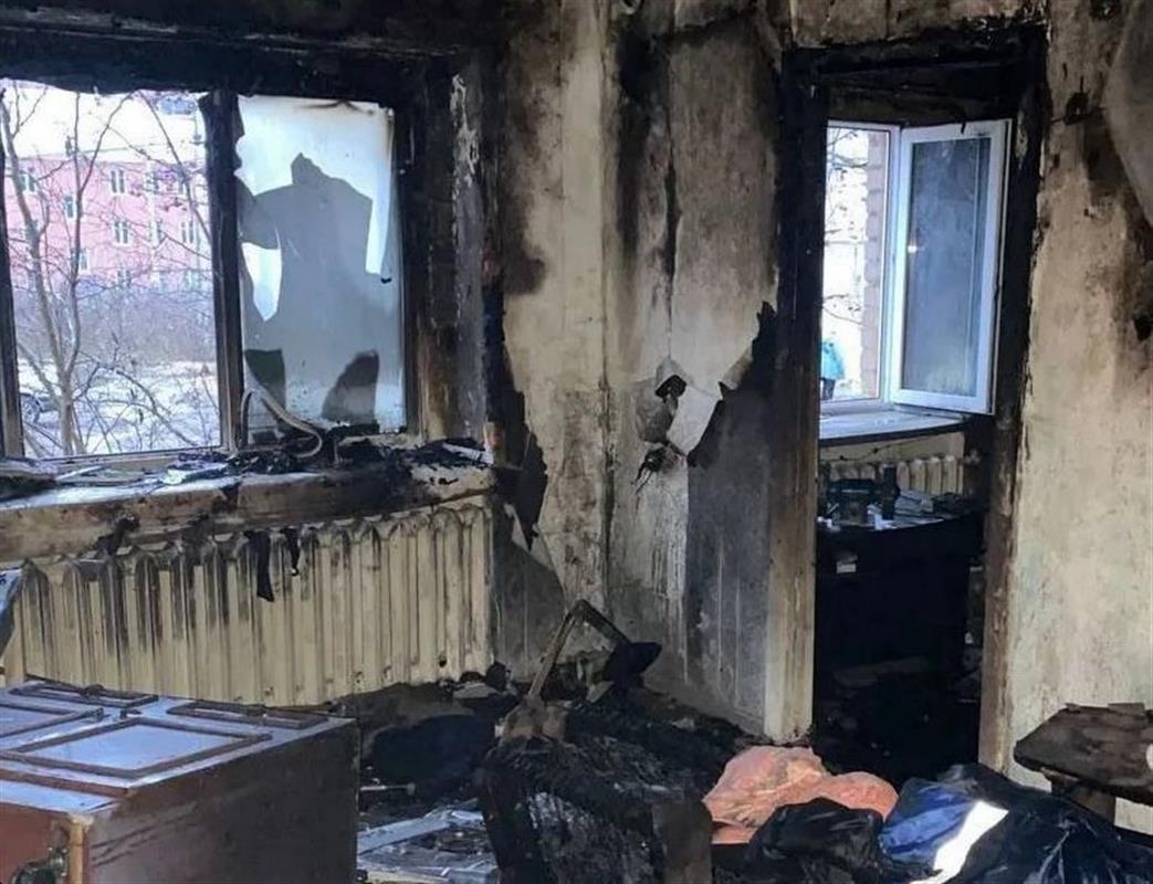 Костромич попал в реанимацию с ожогами после пожара в своей квартире