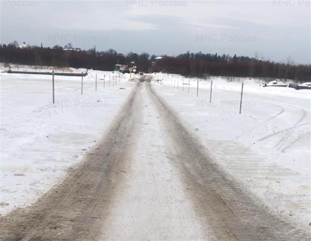 В Костромской области открыты автомобильные ледовые переправы