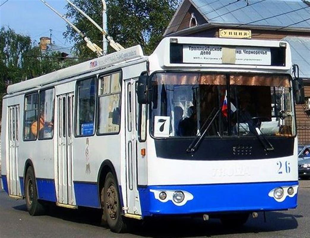 В Костроме 28 августа продлят время работы общественного транспорта