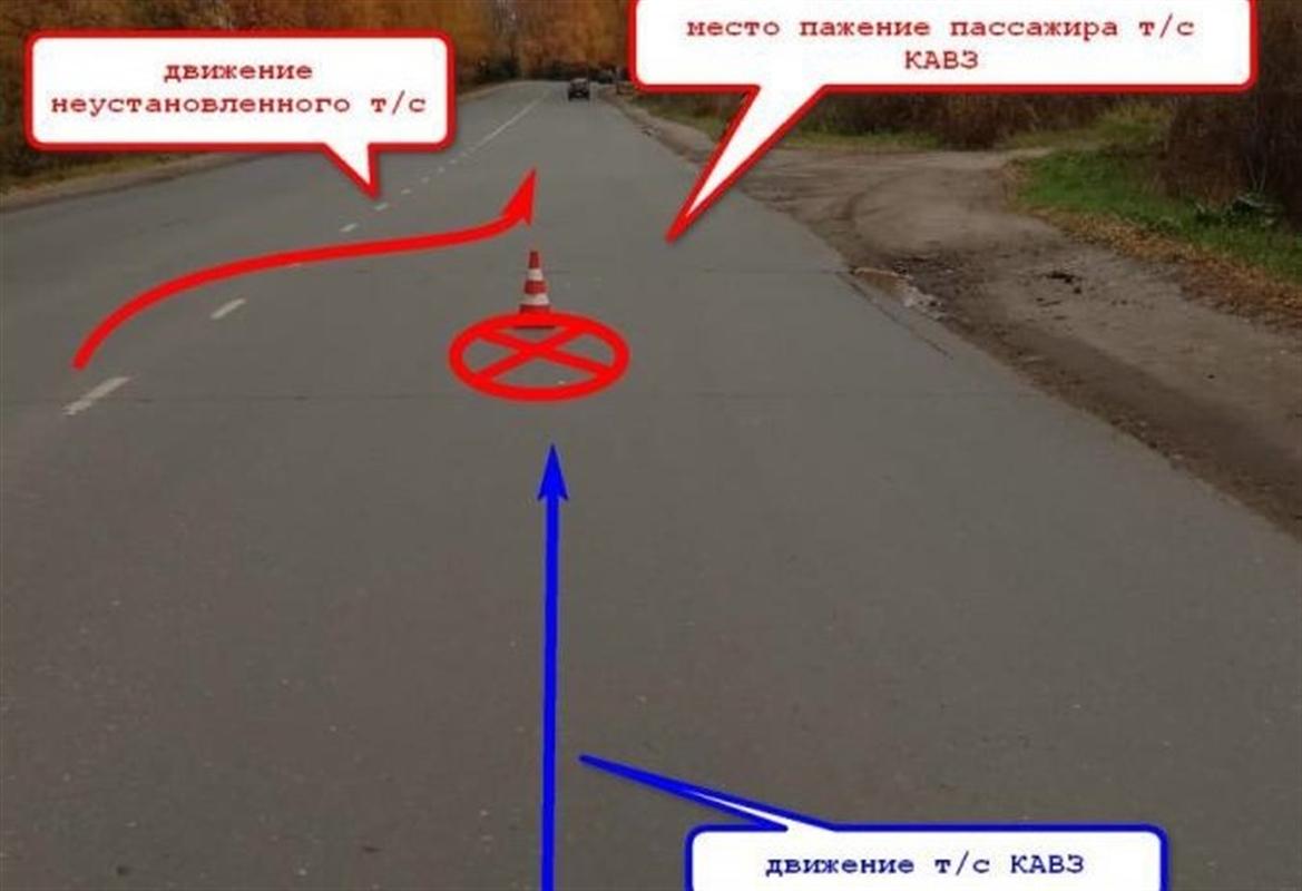 Костромичка пострадала в ДТП с автобусом
