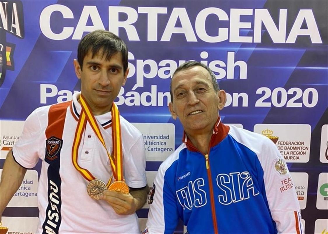 Костромич завоевал две медали на международном турнире по парабадминтону
